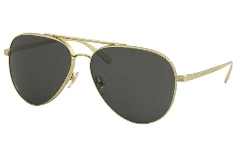 Versace Men's VE2217 VE/2217 1002/87 Gold Pilot Sunglasses 